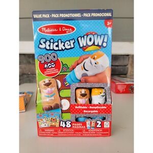 Melissa & Doug Sticker WOW Pets Kids OS Multi New 900 Stickers 48 Pages‎ 32016